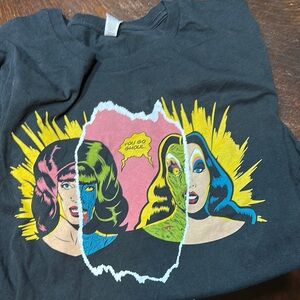 Graphic Tee with Pop Art Design